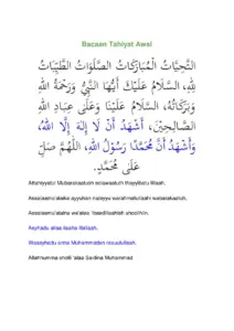 Bacaan Tahiyat Awal thumbnail