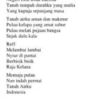 Lirik Lagu Rayuan Pulau Kelapa