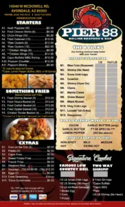 Pier 88 Menu thumbnail