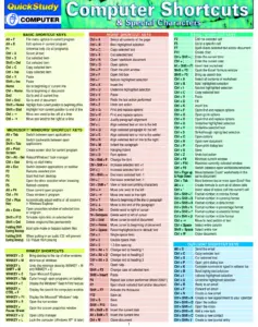 Quick Study For Computer Keyboard Short Cuts