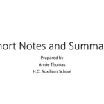 Short Note Writing