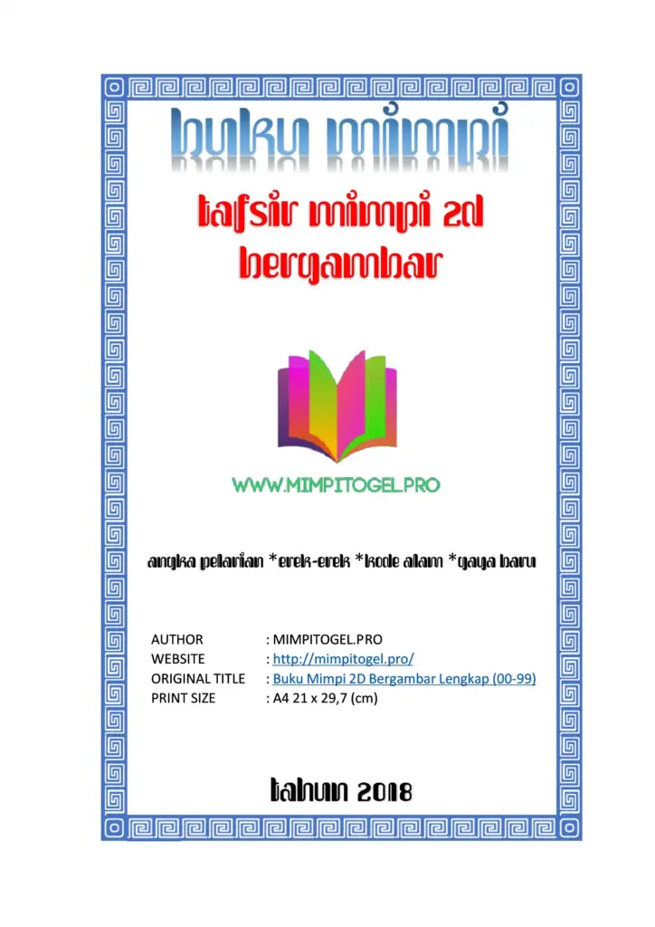 Buku Mimpi 2d Bergambar PDF