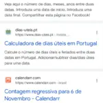 Contar Dias Pesquisa Google