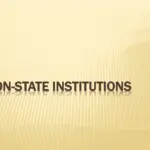 Non State Institutions