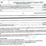 Practical File 2024 Physical Education Class 12