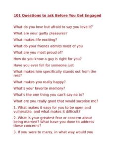 101 Questions Before Getting Engaged thumbnail