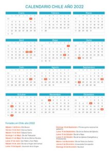 Calendario Chile 2022 thumbnail