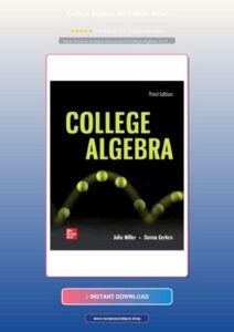 College Algebra 3rd Edition Miller thumbnail