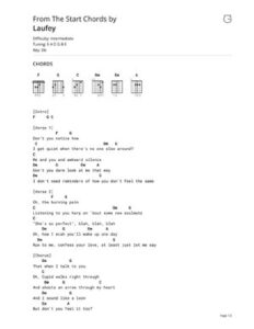 From The Start Chords By Laufeytabs At Ultimate Guitar Archive thumbnail