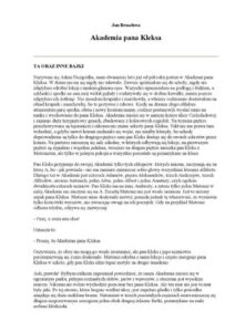 Jan Brzechwa Akademia Pana Kleksa thumbnail