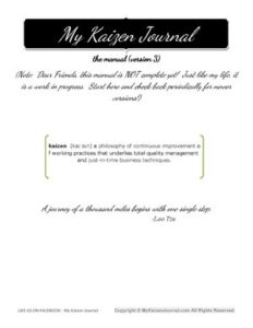 My Kaizen Journal thumbnail