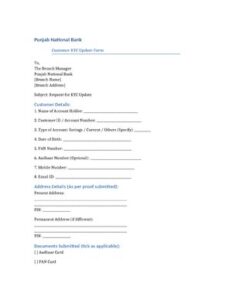 PNB KYC Update Form thumbnail