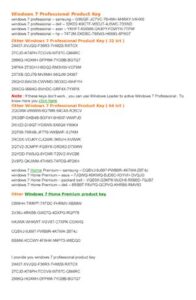 Windows 7 Professional Product Key thumbnail