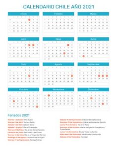 Calendario Chile 2021 PDF thumbnail